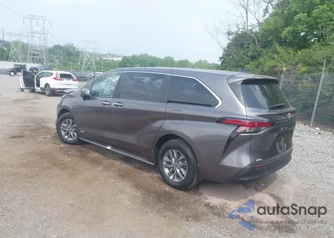 2021 Toyota Sienna Xle from USA, damaged, VIN 5TDYSKFC9MS014413